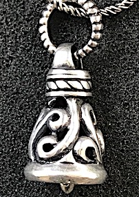 Sterling Silver Bell Pendant