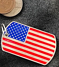 Sterling Silver Dog Tag