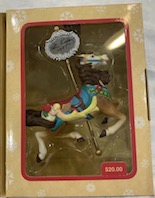 ENESCO GRACEFUL STEED Xmas Ornament - Vintage 1997